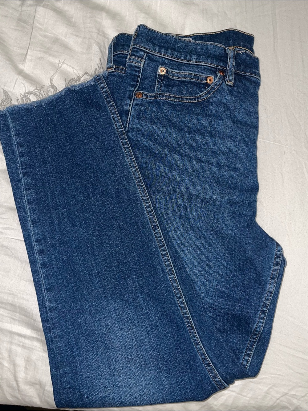 GAP High-Rise Dark Blue Women's Jeans